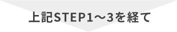 上記STEP1～3を経て